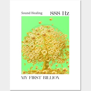 My First Billion 888Hz Posters and Art